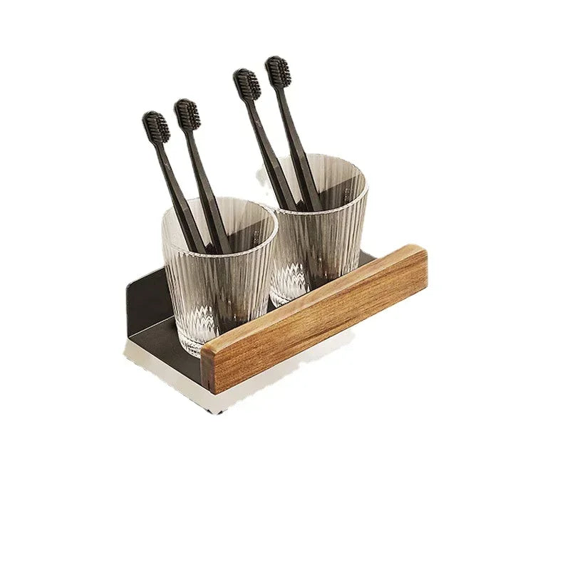 Etagère Noire Bois Fonçé