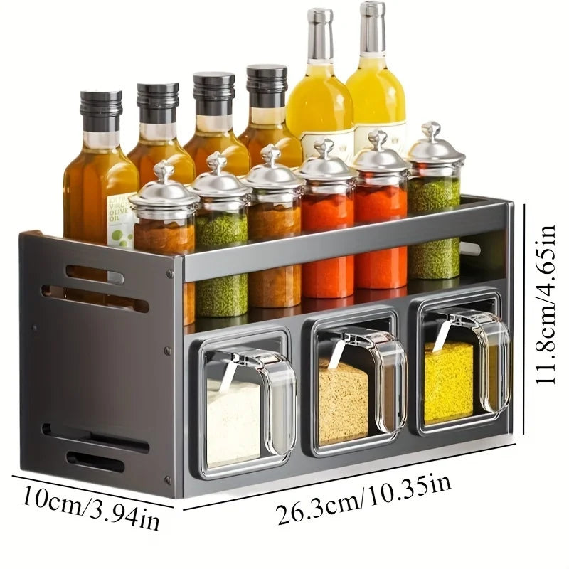 Etagère à Epices Cuisine | Inox