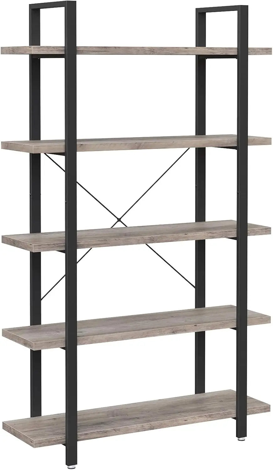 Bibliothèque style Industriel Bois et Métal