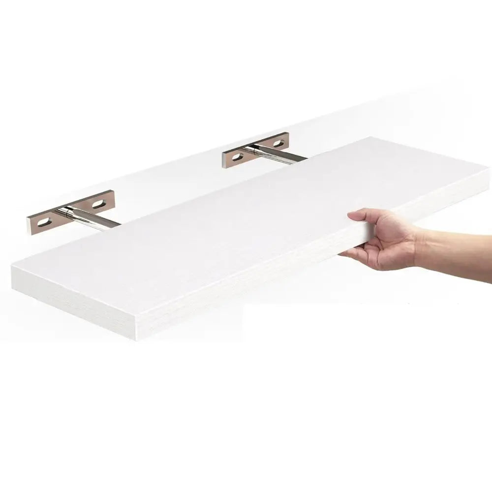 Etagère Murale Bois Fixation Invisible | Lot de 3
