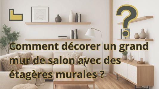 Comment décorer un grand mur de salon ?