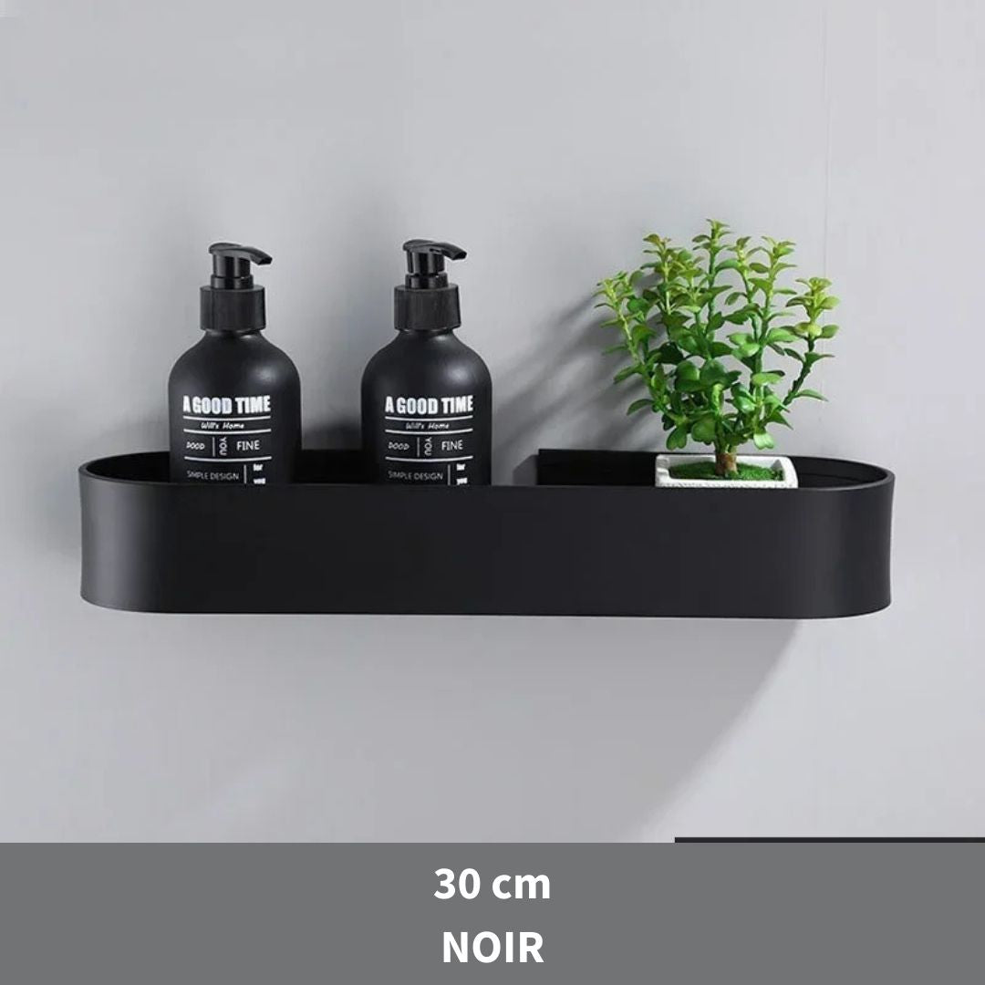 Etagère Salle de Bain sans perçage en Aluminium
