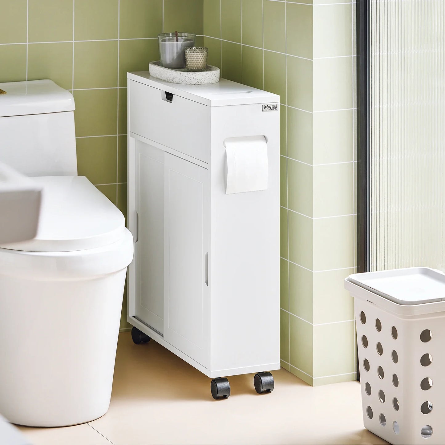 Meuble de Rangement pour WC