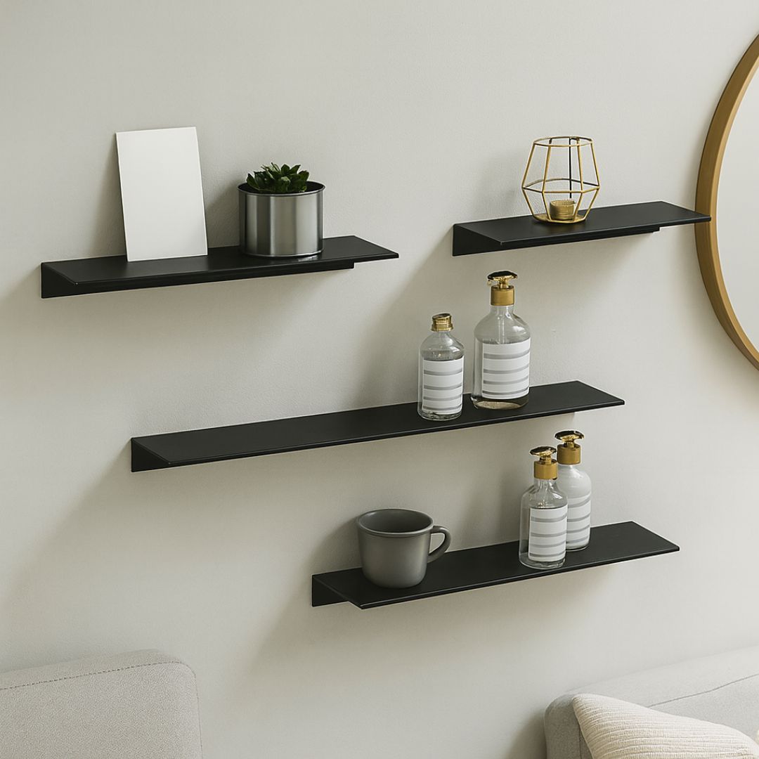 Etagère Murale Noire Design