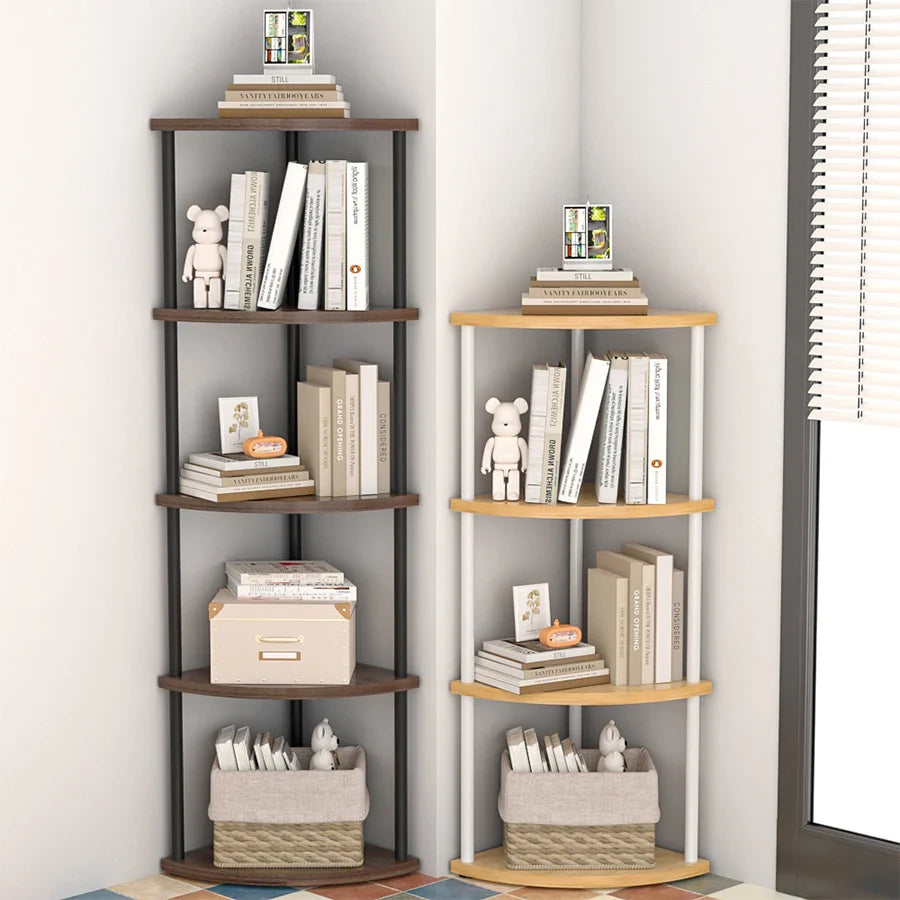 Etagère d'Angle Bois Foncé