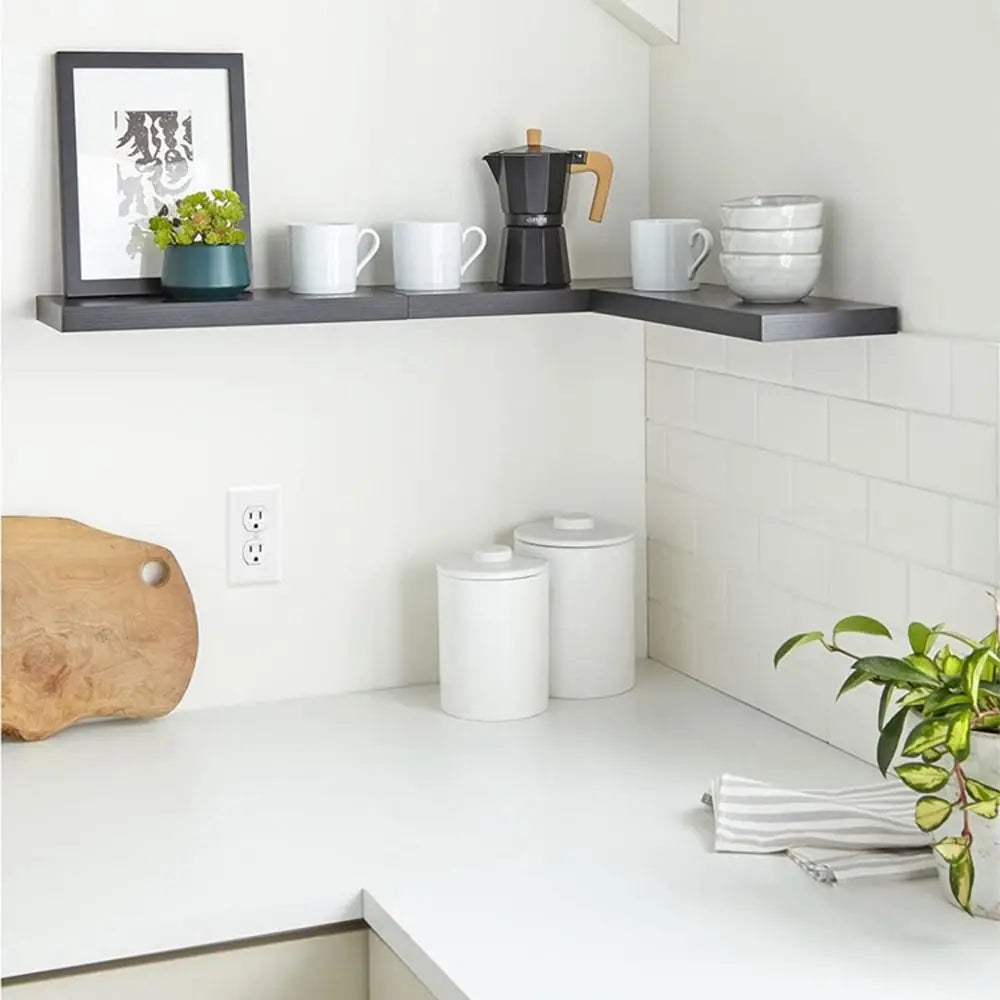 Etagère Murale Bois Fixation Invisible | Lot de 3