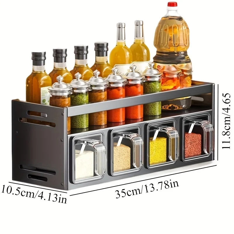 Etagère à Epices Cuisine | Inox