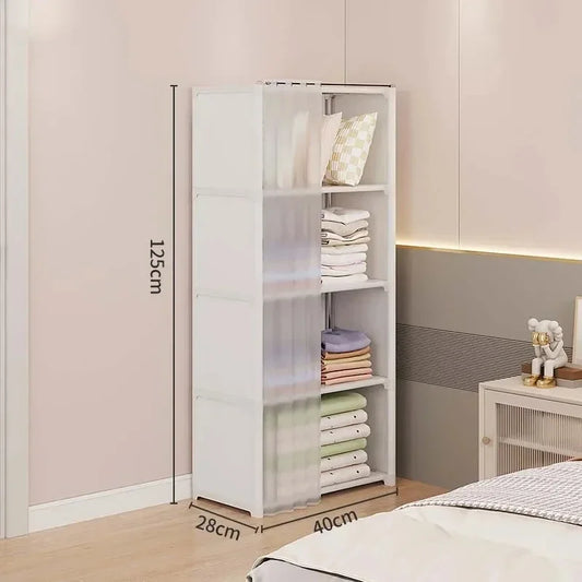 Étagère de Rangement Chambre | Armoire en Tissus Simple
