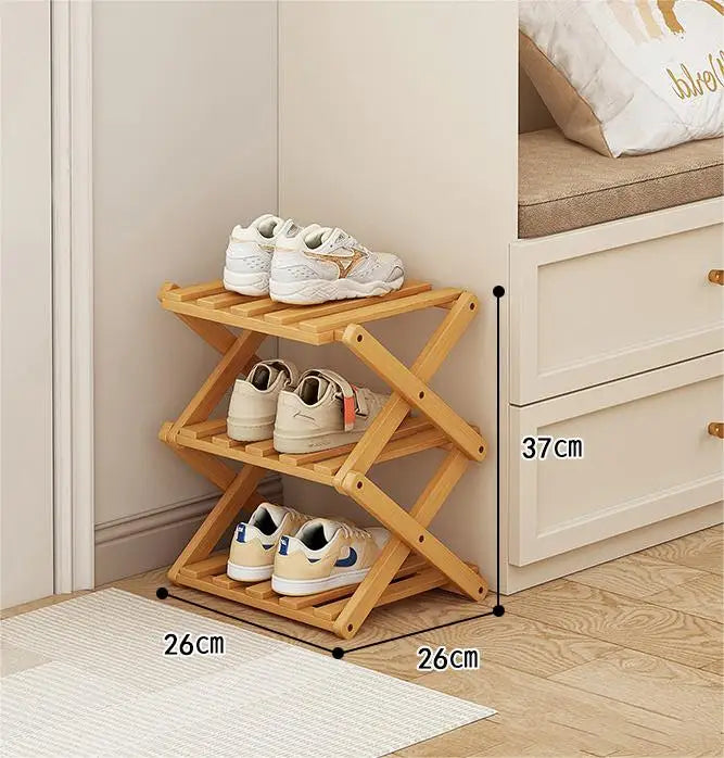 Etagère a chaussure en bois | Bambou