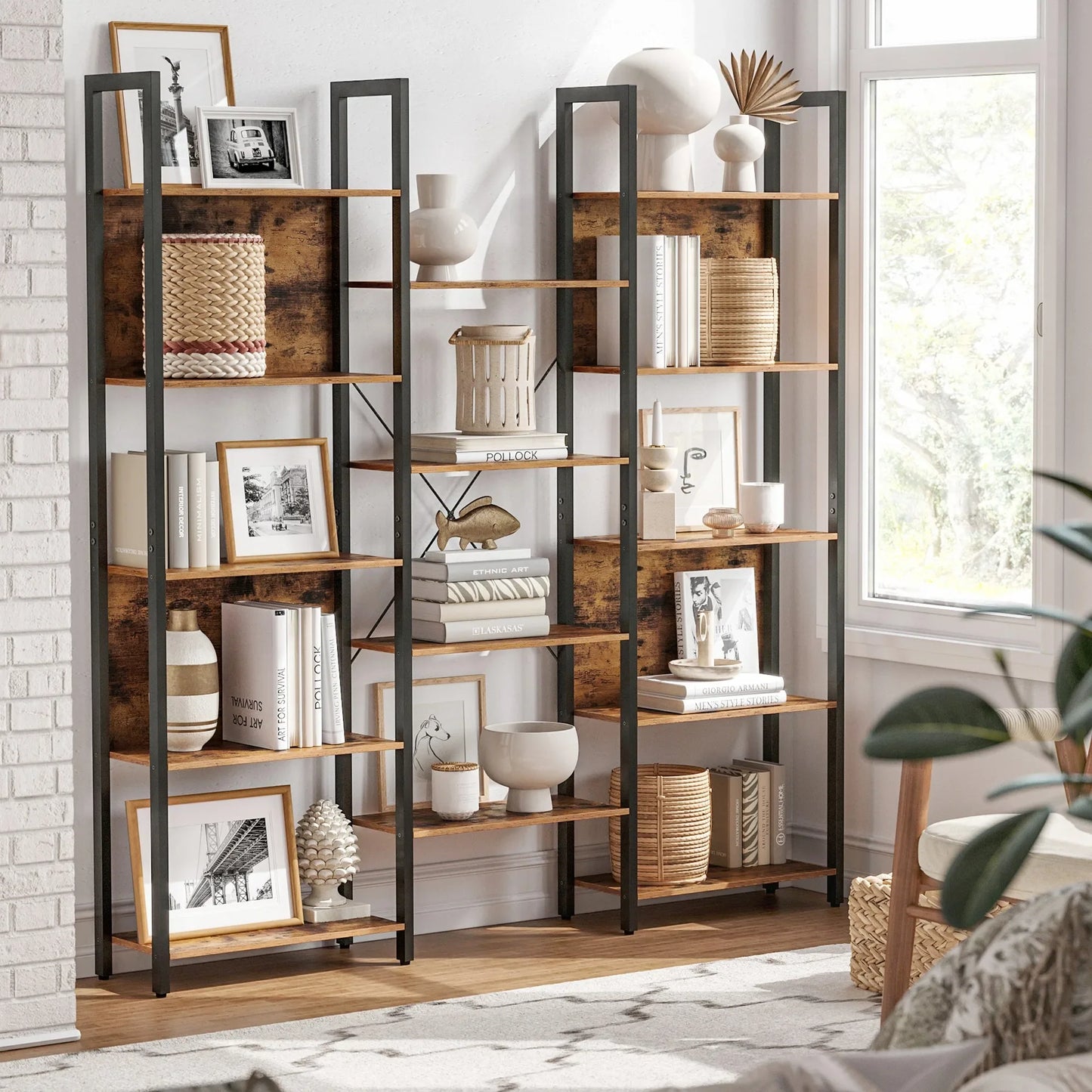 Bibliotheque style Industriel
