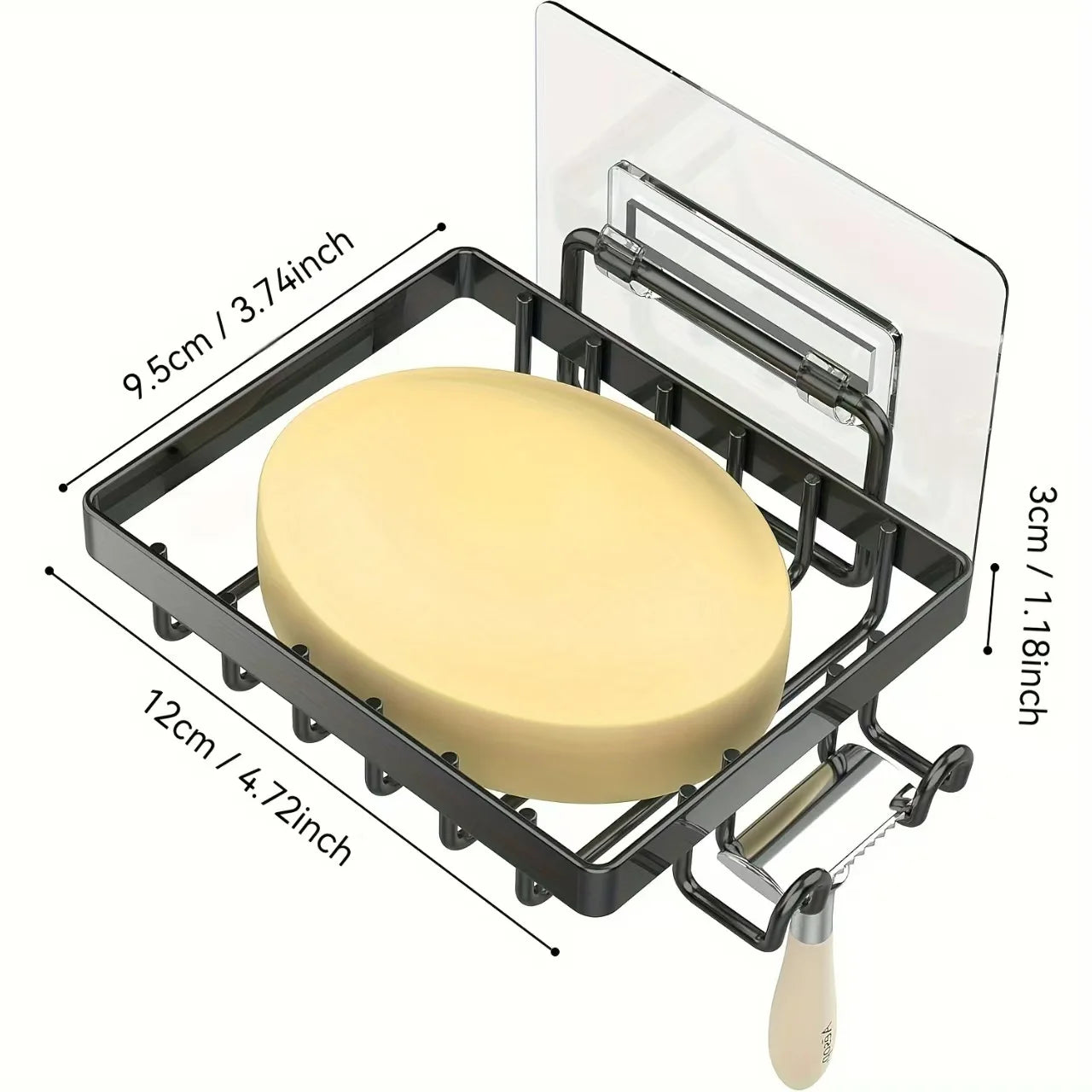 Etagère Porte Savon en Inox
