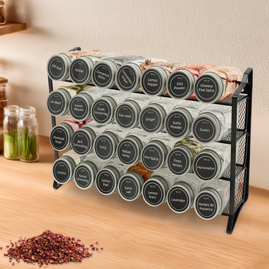Etagère à Epices en Fer Noir