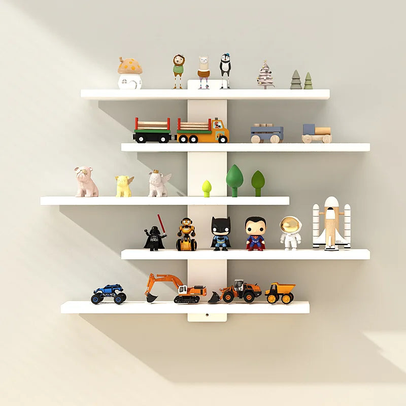 Etagère Murale Figurine Blanche