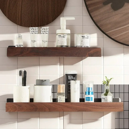 Etagère Noire Bois Fonçé