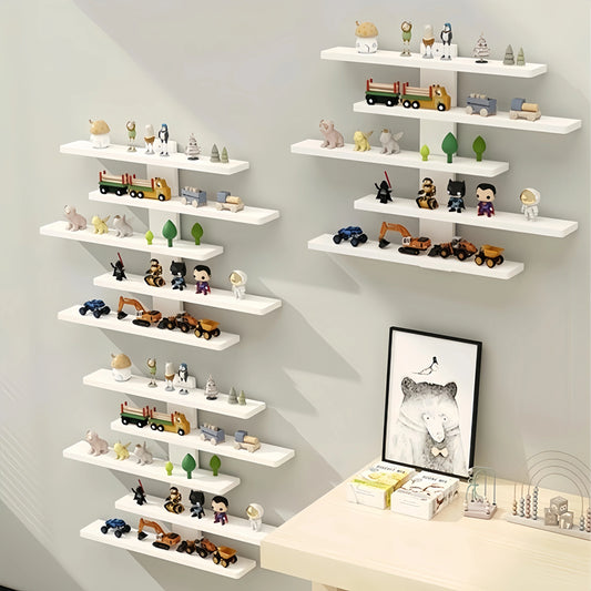 Etagère Murale Figurine Blanche