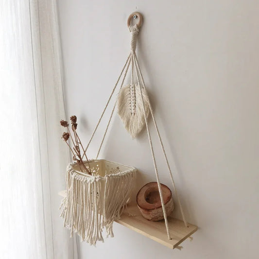 Etagère Suspendue Bois | 35x42 cm