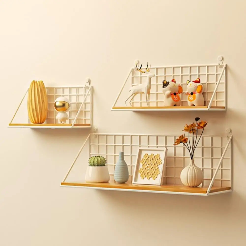 Etagère Murale Bois et Métal