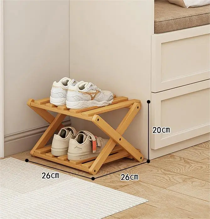 Etagère a chaussure en bois | Bambou