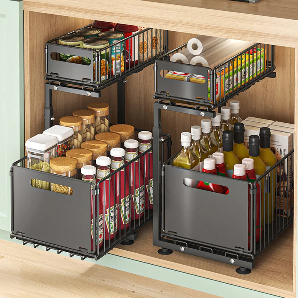 Etagère sous Evier Ajustable