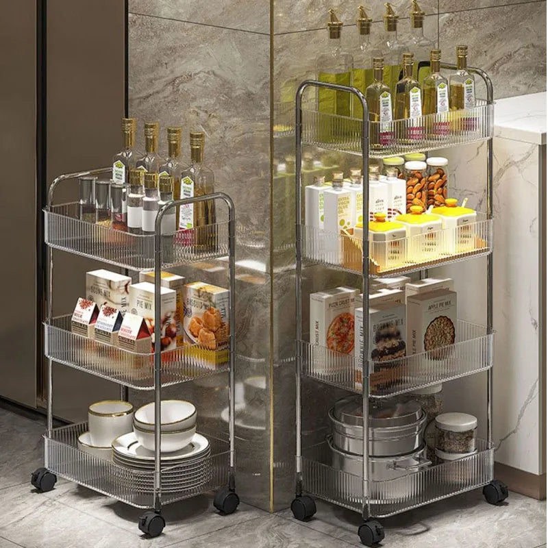 Etagère avec Roulettes pour Cuisine ou Salle de bain