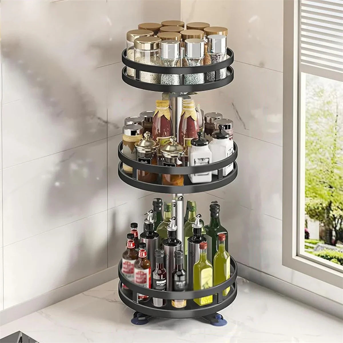 Etagère Rotative Cuisine 360°