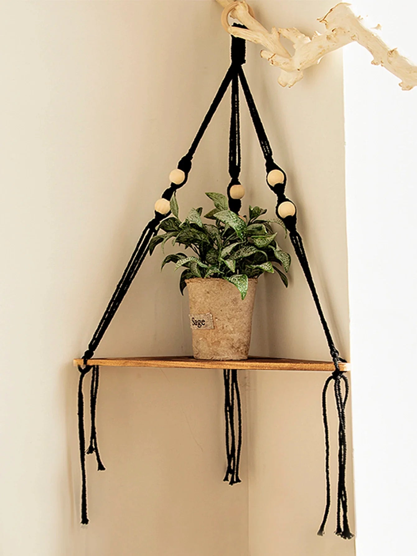 Etagère d'Angle Murale Design Suspendue