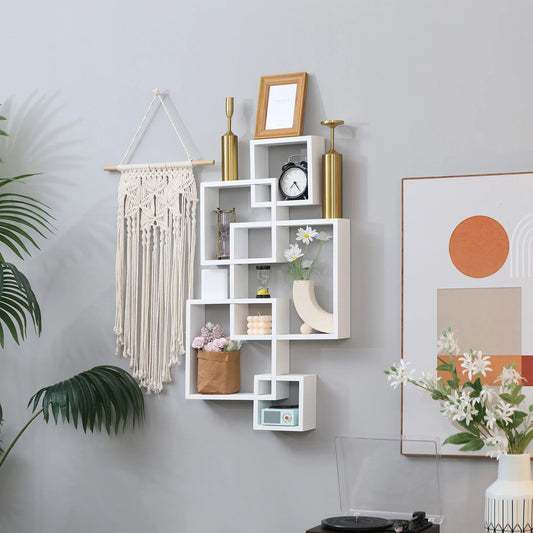 Etagère Niche Murale à 5 cubes