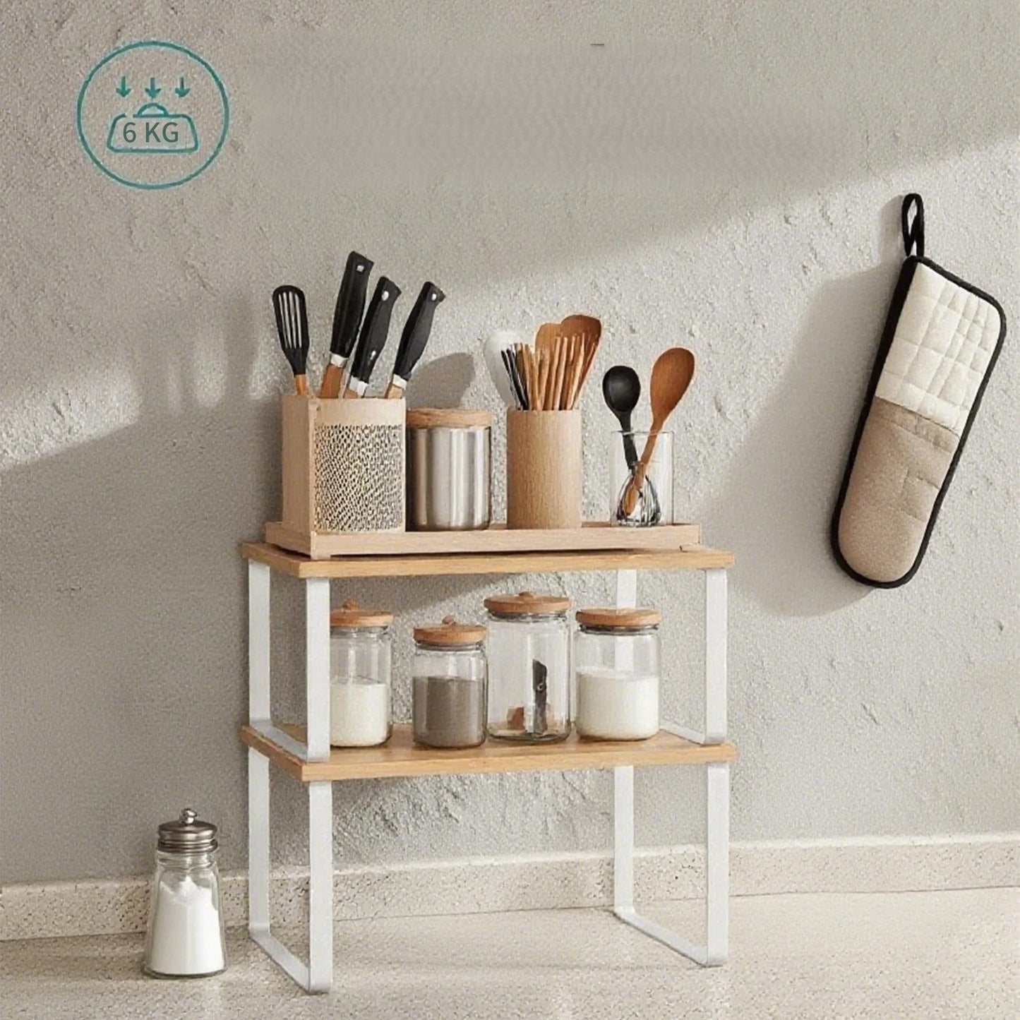Étagère à Epices en Bois