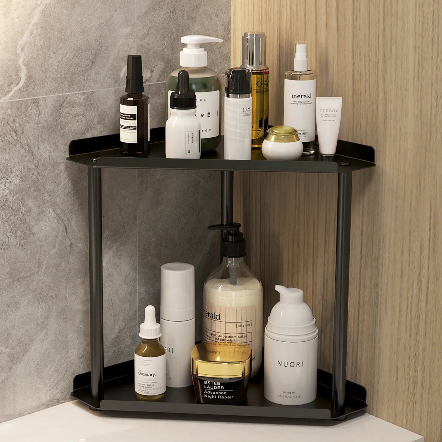 Etagère d'Angle Salle de Bain