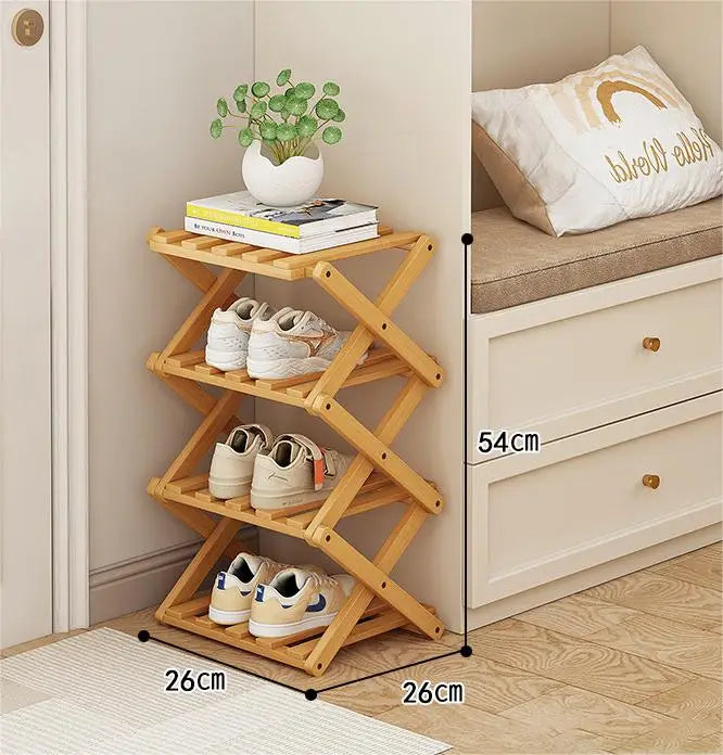 Etagère a chaussure en bois | Bambou
