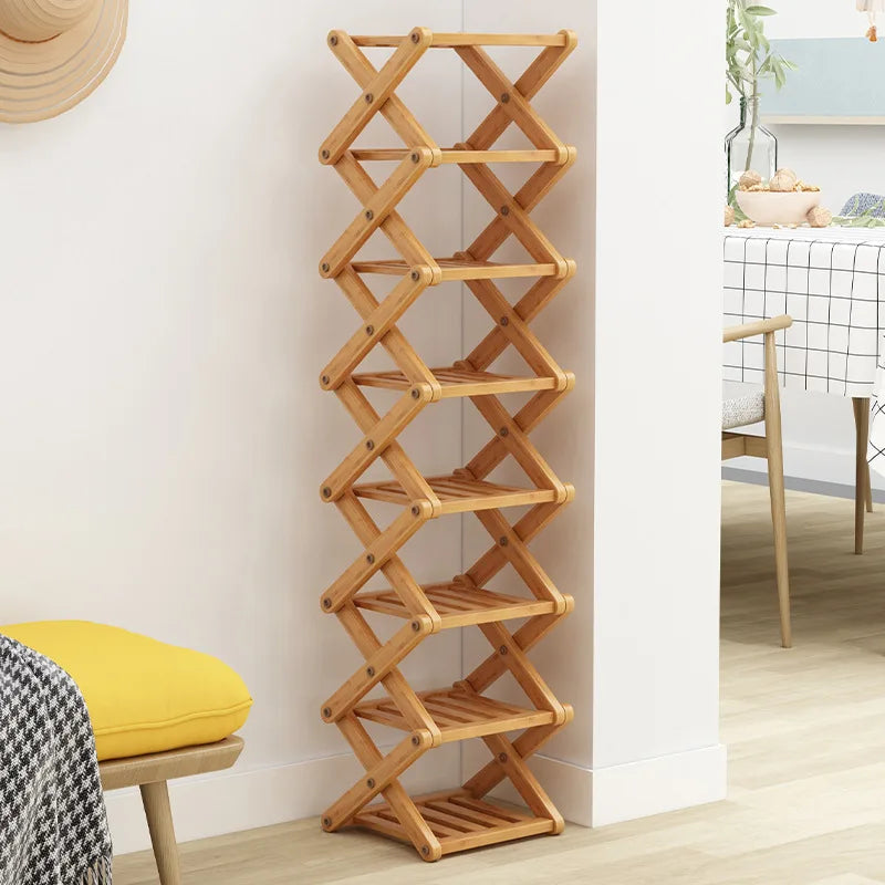 Etagère a chaussure en bois | Bambou